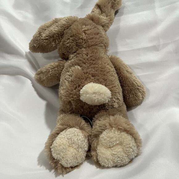 Build-A-Bear Workshop 14 inch Tall Buddy Brown Bunny Rabbit Fluffy Tan Poseable - Picture 5 of 8